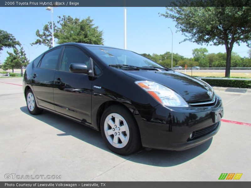 Black / Beige 2006 Toyota Prius Hybrid
