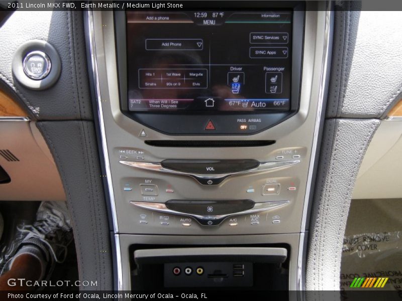 Earth Metallic / Medium Light Stone 2011 Lincoln MKX FWD