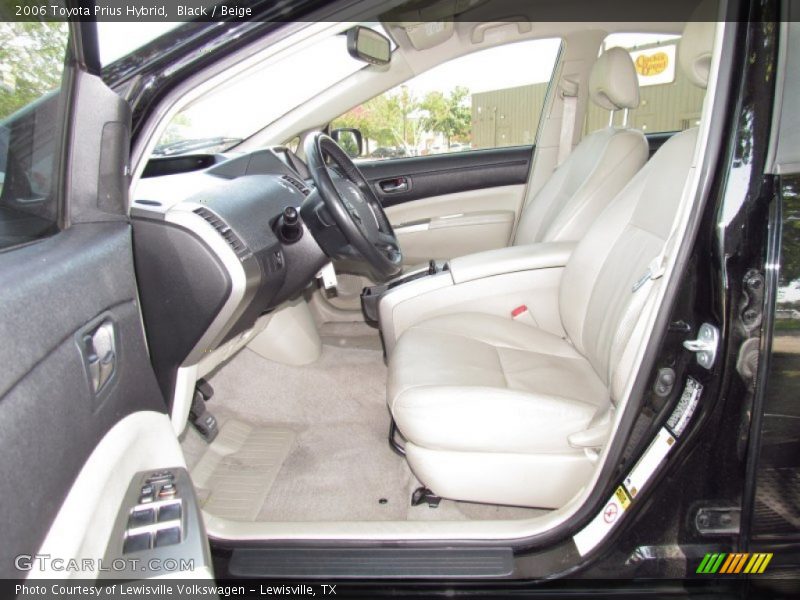 Black / Beige 2006 Toyota Prius Hybrid