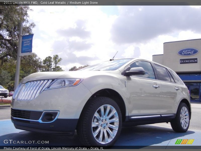 Gold Leaf Metallic / Medium Light Stone 2011 Lincoln MKX FWD