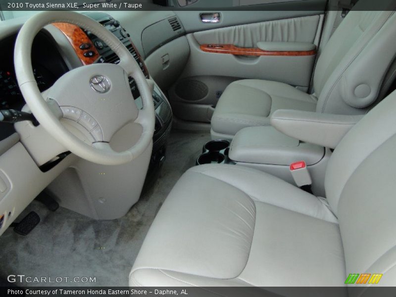  2010 Sienna XLE Taupe Interior