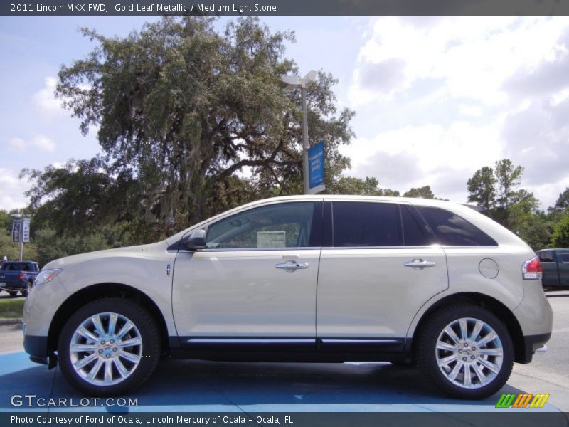 Gold Leaf Metallic / Medium Light Stone 2011 Lincoln MKX FWD