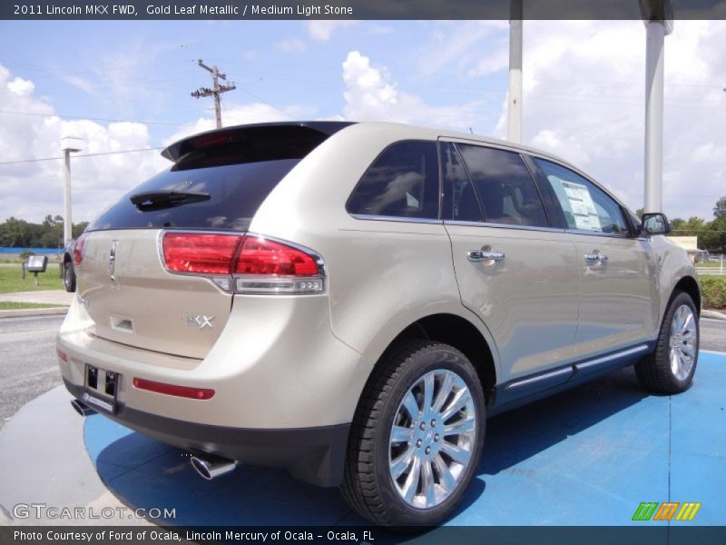 Gold Leaf Metallic / Medium Light Stone 2011 Lincoln MKX FWD