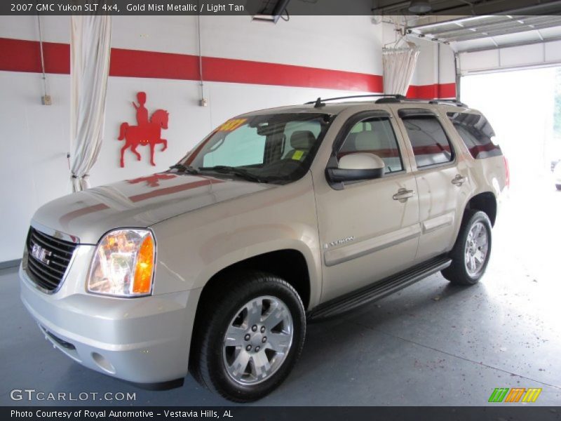 Gold Mist Metallic / Light Tan 2007 GMC Yukon SLT 4x4