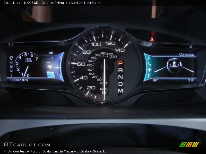 Gold Leaf Metallic / Medium Light Stone 2011 Lincoln MKX FWD