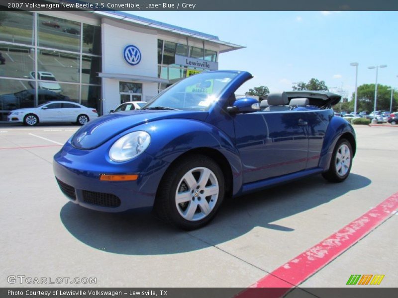 Laser Blue / Grey 2007 Volkswagen New Beetle 2.5 Convertible