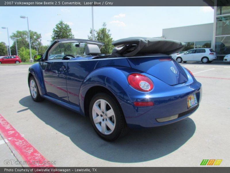 Laser Blue / Grey 2007 Volkswagen New Beetle 2.5 Convertible