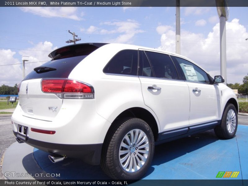 White Platinum Tri-Coat / Medium Light Stone 2011 Lincoln MKX FWD