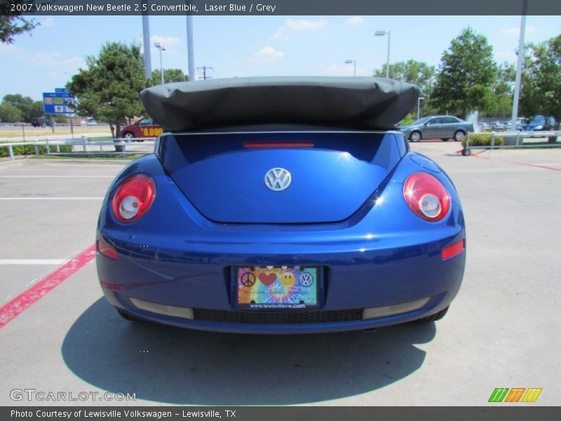 Laser Blue / Grey 2007 Volkswagen New Beetle 2.5 Convertible
