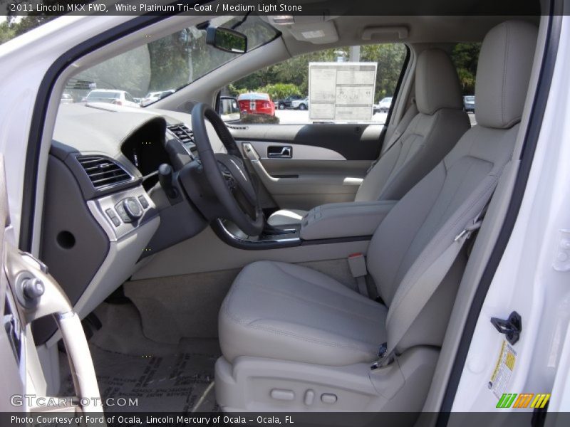 White Platinum Tri-Coat / Medium Light Stone 2011 Lincoln MKX FWD