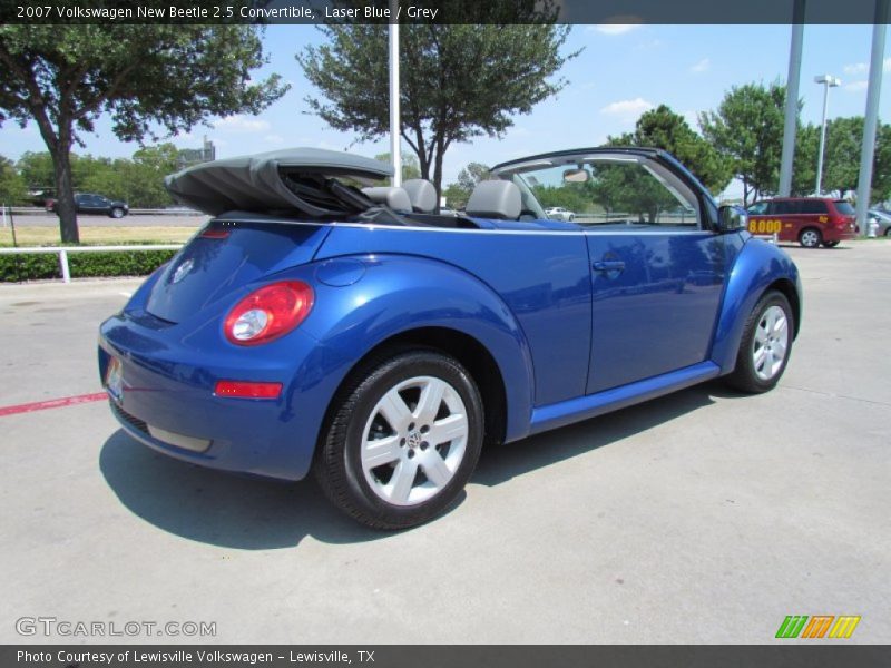 Laser Blue / Grey 2007 Volkswagen New Beetle 2.5 Convertible