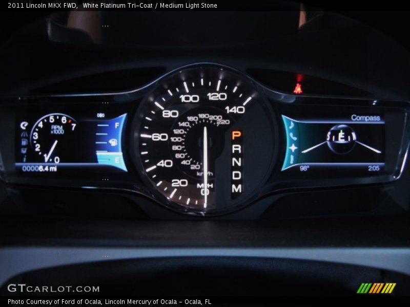 White Platinum Tri-Coat / Medium Light Stone 2011 Lincoln MKX FWD