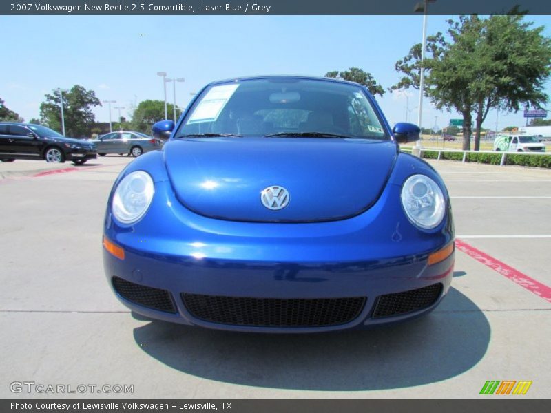 Laser Blue / Grey 2007 Volkswagen New Beetle 2.5 Convertible