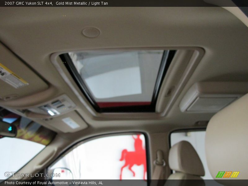 Gold Mist Metallic / Light Tan 2007 GMC Yukon SLT 4x4