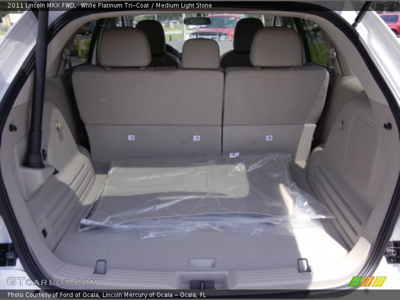 White Platinum Tri-Coat / Medium Light Stone 2011 Lincoln MKX FWD