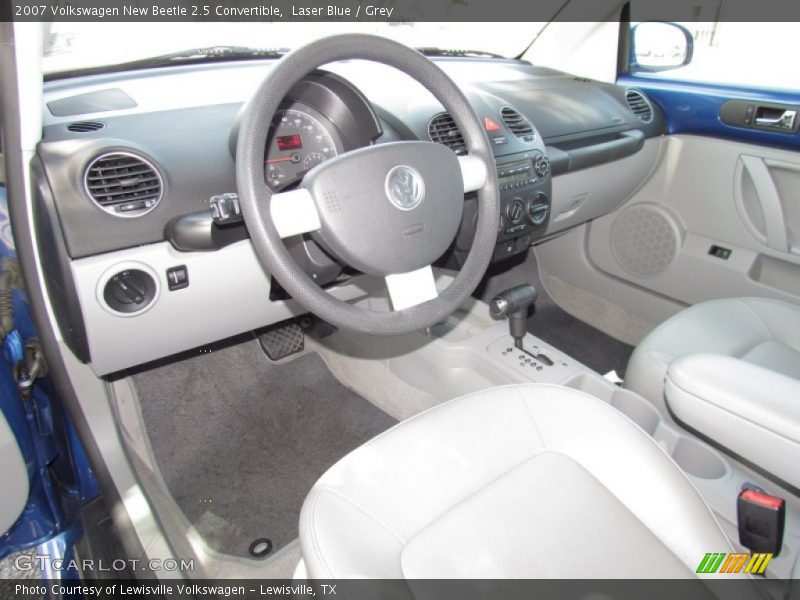  2007 New Beetle 2.5 Convertible Grey Interior