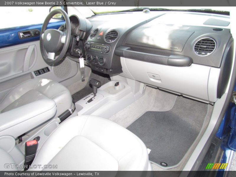  2007 New Beetle 2.5 Convertible Grey Interior