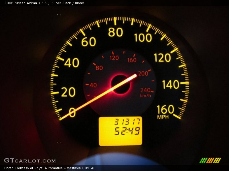 Super Black / Blond 2006 Nissan Altima 3.5 SL