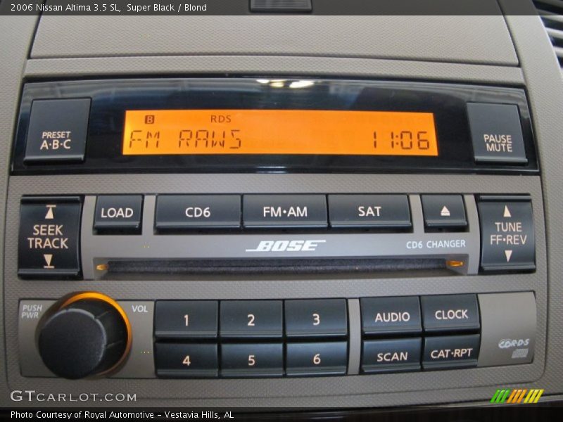 Super Black / Blond 2006 Nissan Altima 3.5 SL
