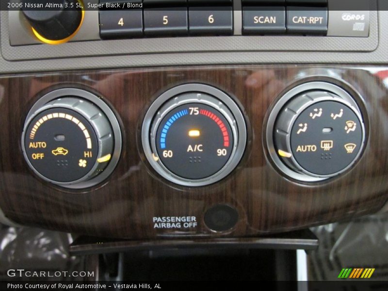 Super Black / Blond 2006 Nissan Altima 3.5 SL