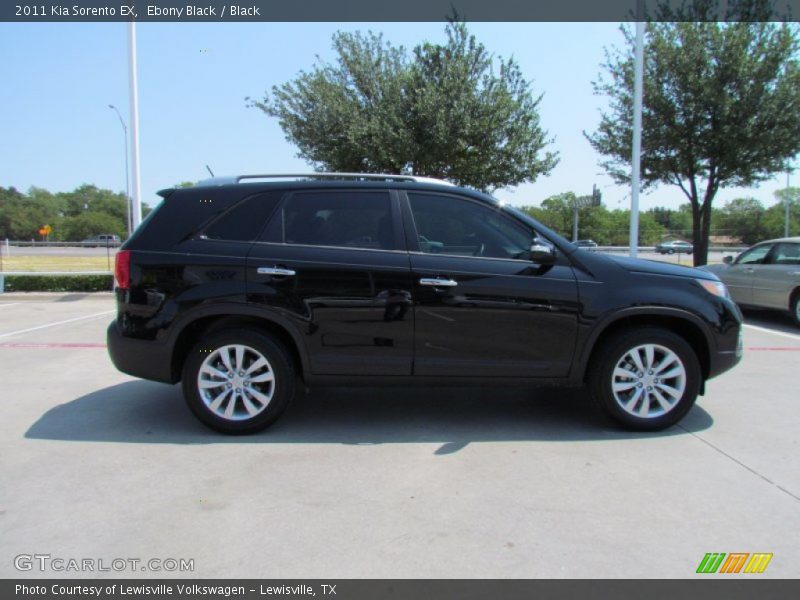 Ebony Black / Black 2011 Kia Sorento EX