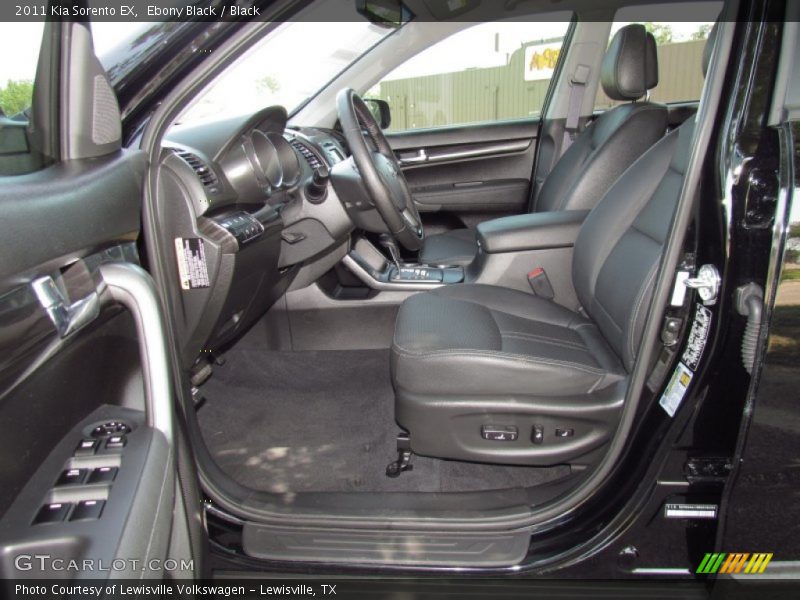  2011 Sorento EX Black Interior