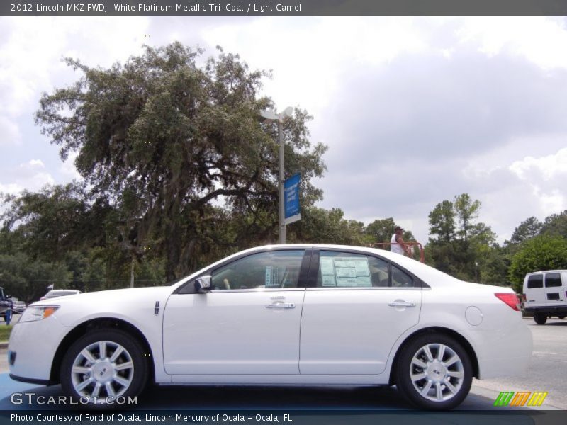  2012 MKZ FWD White Platinum Metallic Tri-Coat