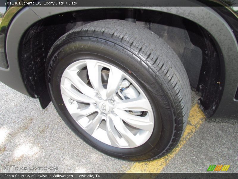 Ebony Black / Black 2011 Kia Sorento EX