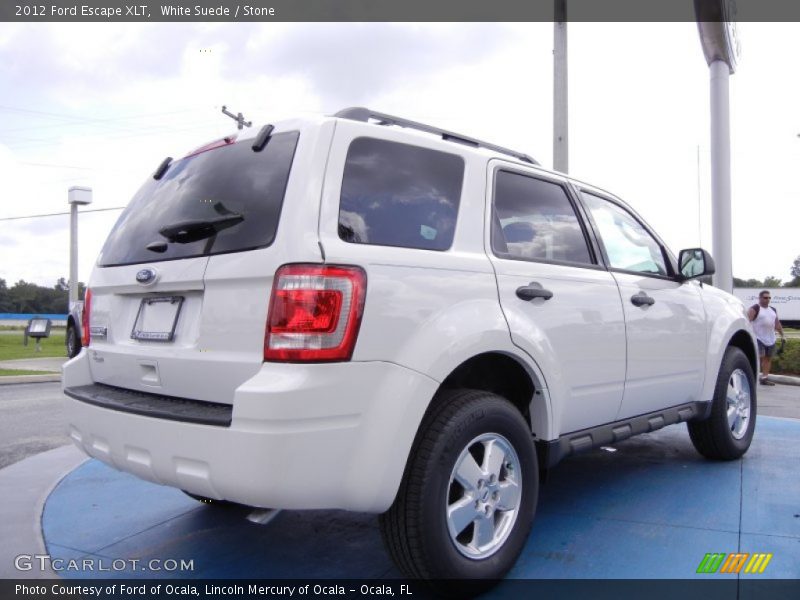 White Suede / Stone 2012 Ford Escape XLT