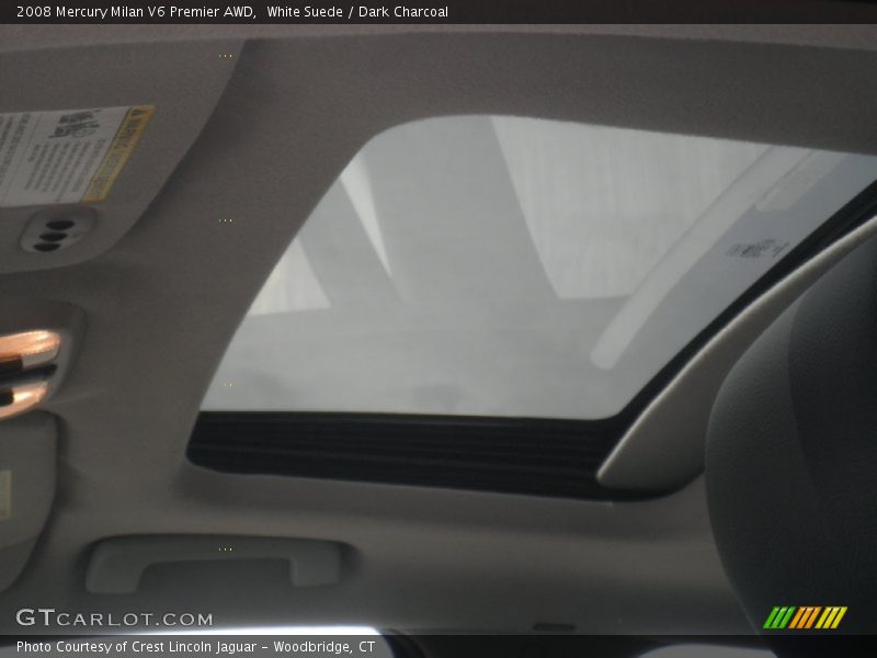 White Suede / Dark Charcoal 2008 Mercury Milan V6 Premier AWD