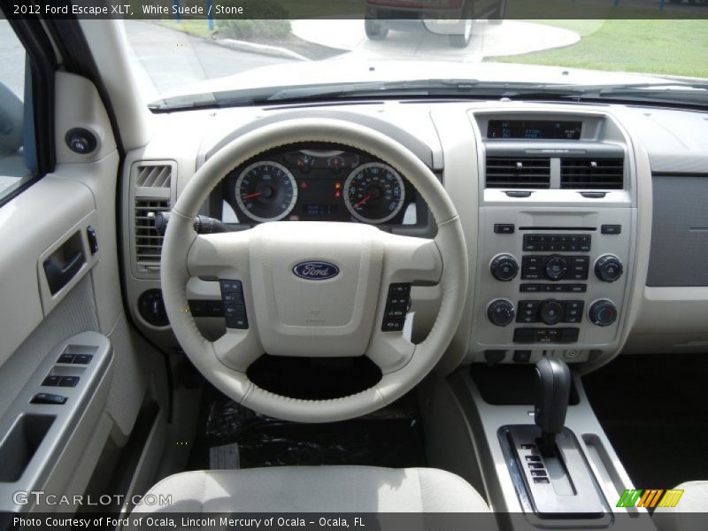 White Suede / Stone 2012 Ford Escape XLT