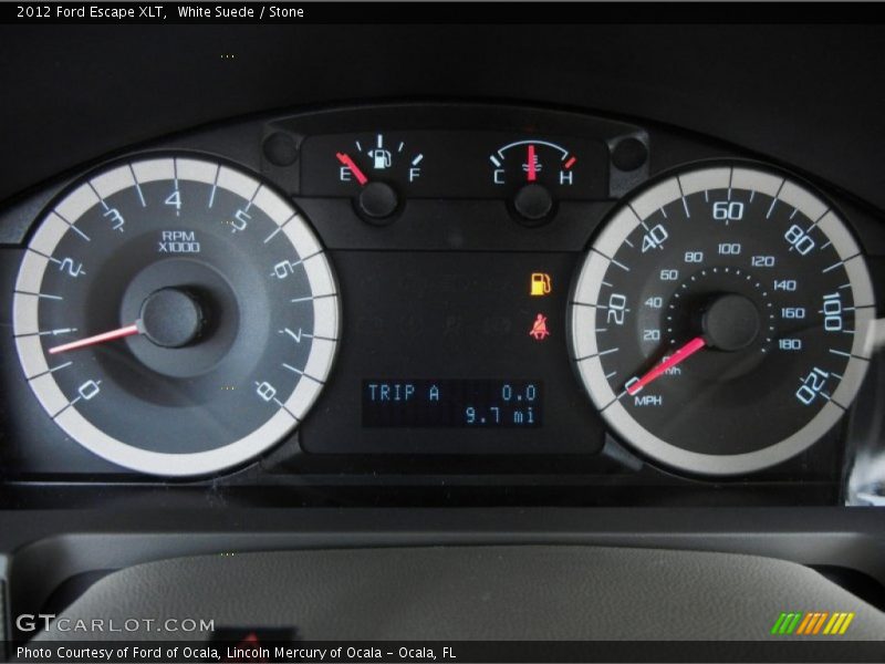 White Suede / Stone 2012 Ford Escape XLT