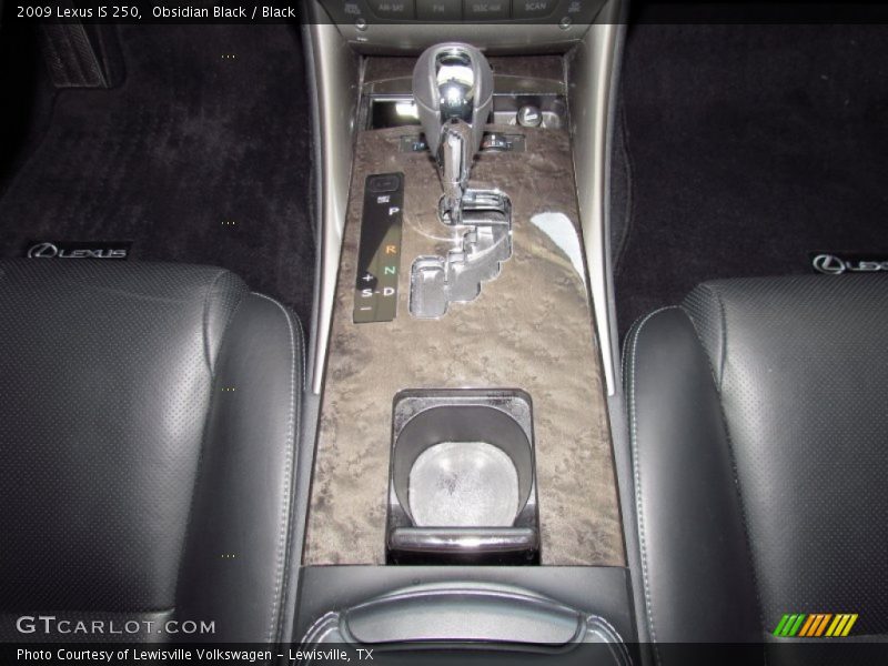 Obsidian Black / Black 2009 Lexus IS 250