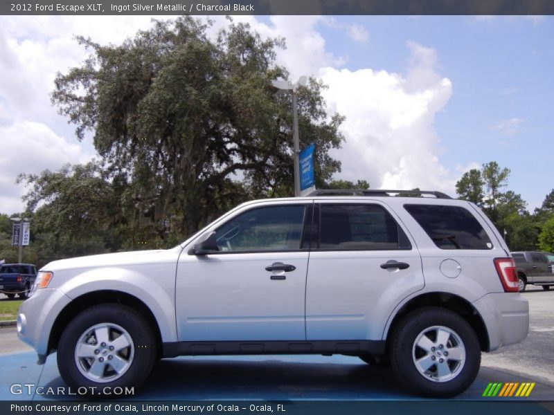 Ingot Silver Metallic / Charcoal Black 2012 Ford Escape XLT