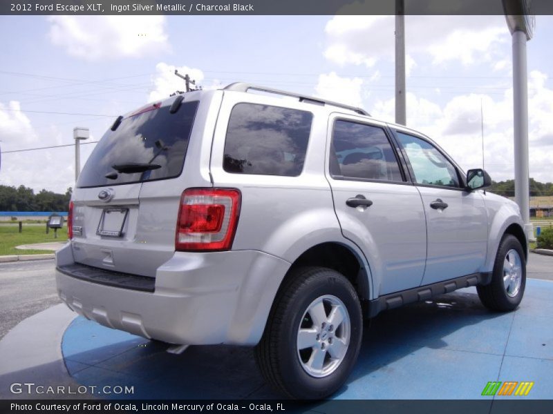 Ingot Silver Metallic / Charcoal Black 2012 Ford Escape XLT