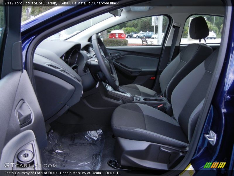 Kona Blue Metallic / Charcoal Black 2012 Ford Focus SE SFE Sedan