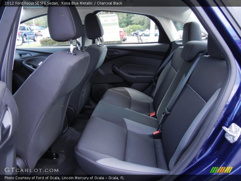 Kona Blue Metallic / Charcoal Black 2012 Ford Focus SE SFE Sedan