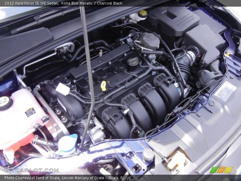 Kona Blue Metallic / Charcoal Black 2012 Ford Focus SE SFE Sedan