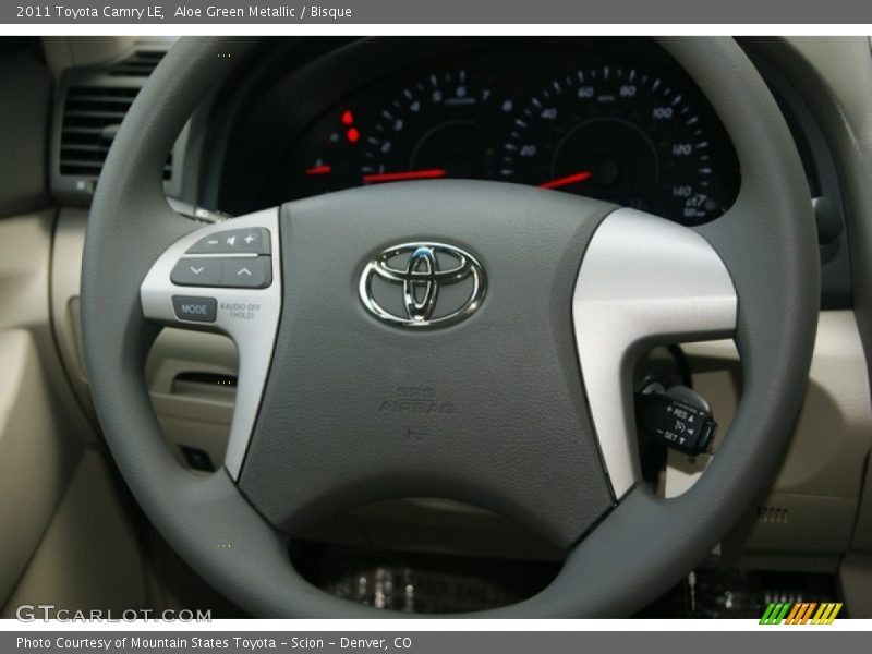 Aloe Green Metallic / Bisque 2011 Toyota Camry LE