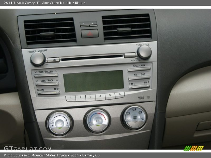 Aloe Green Metallic / Bisque 2011 Toyota Camry LE