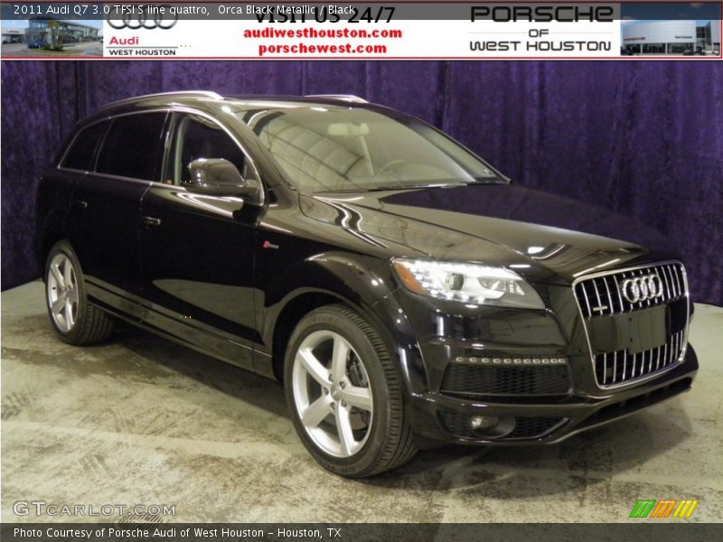 Orca Black Metallic / Black 2011 Audi Q7 3.0 TFSI S line quattro
