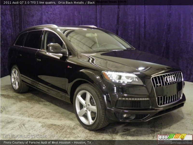 Orca Black Metallic / Black 2011 Audi Q7 3.0 TFSI S line quattro