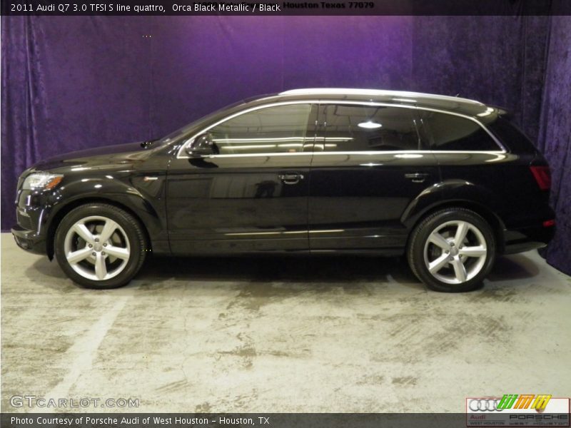 Orca Black Metallic / Black 2011 Audi Q7 3.0 TFSI S line quattro