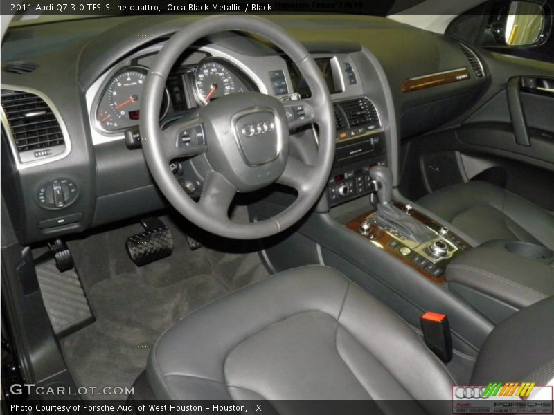 Orca Black Metallic / Black 2011 Audi Q7 3.0 TFSI S line quattro
