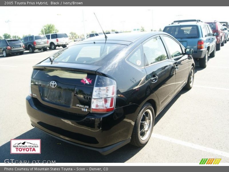 Black / Ivory/Brown 2005 Toyota Prius Hybrid