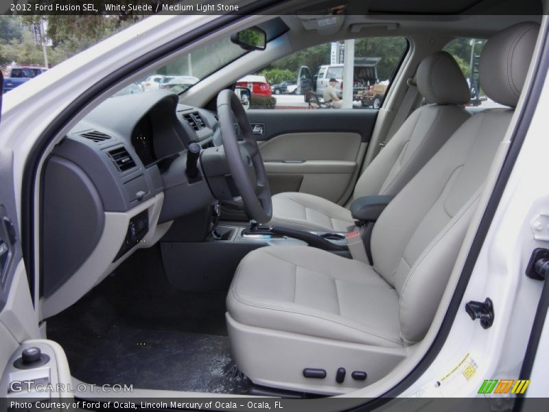  2012 Fusion SEL Medium Light Stone Interior