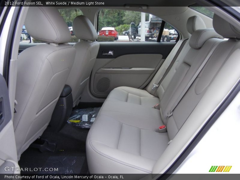  2012 Fusion SEL Medium Light Stone Interior