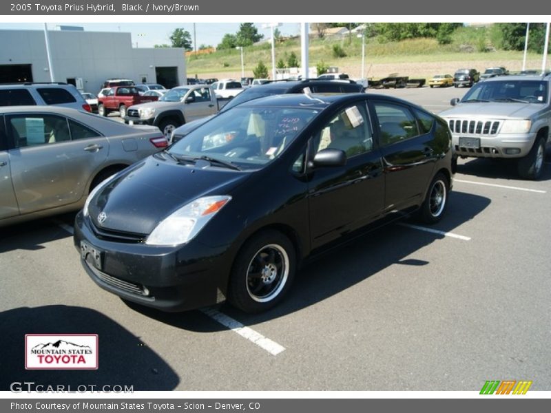 Black / Ivory/Brown 2005 Toyota Prius Hybrid