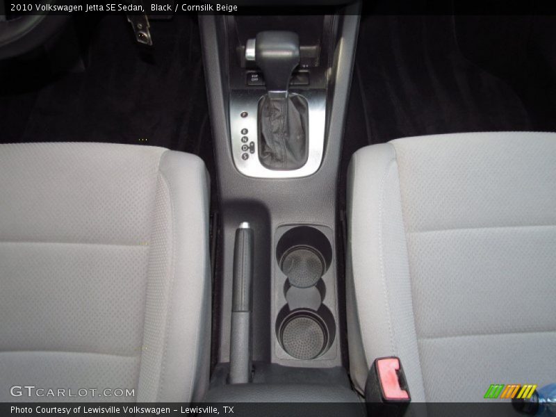 Black / Cornsilk Beige 2010 Volkswagen Jetta SE Sedan