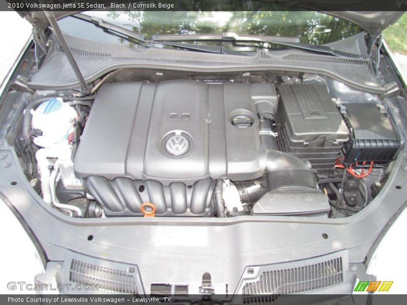 Black / Cornsilk Beige 2010 Volkswagen Jetta SE Sedan